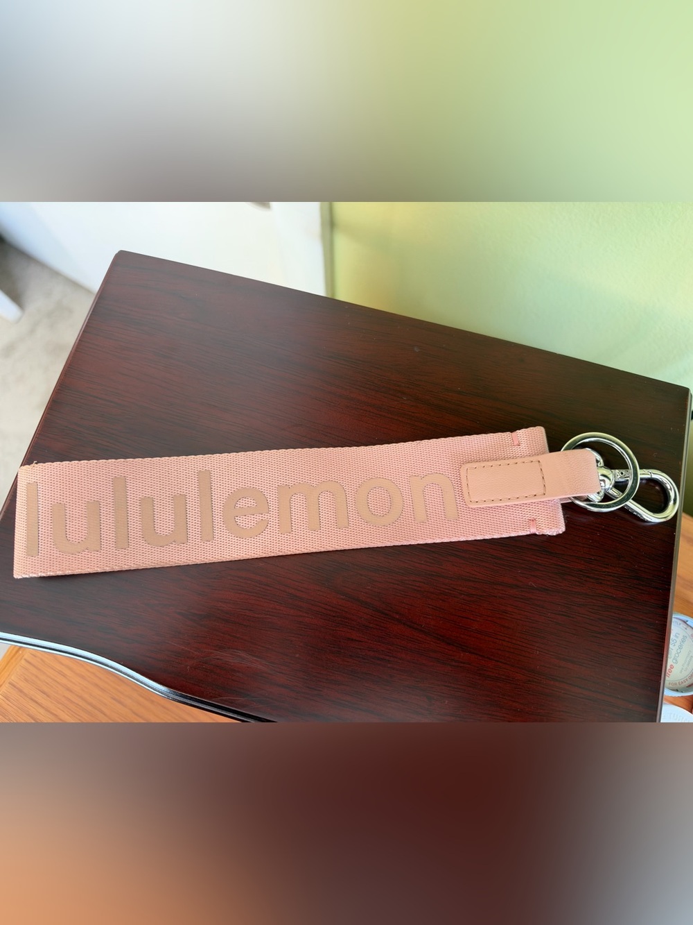 lululemon athletica Blush Pink Logo Strap